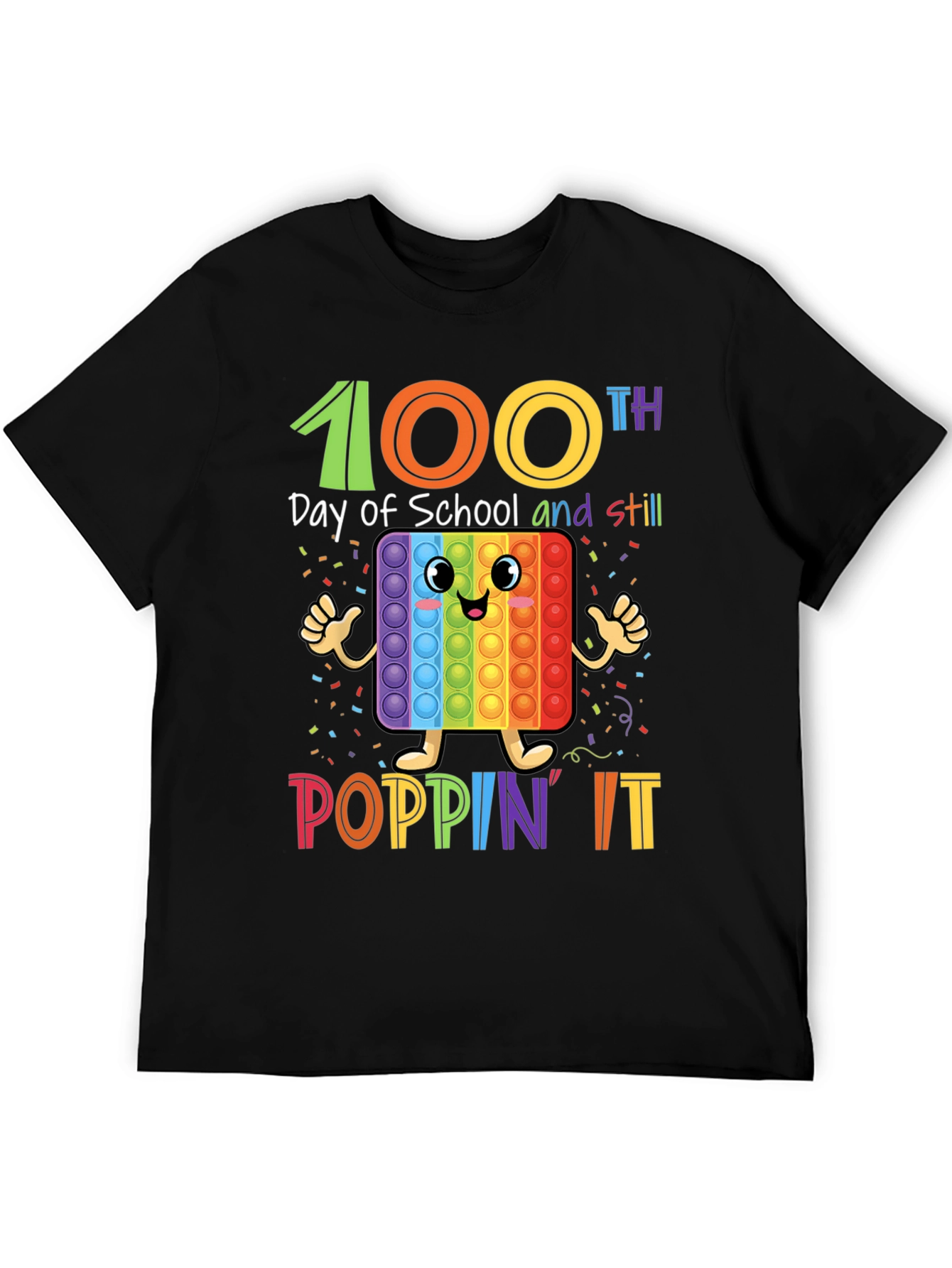100th Day of School Poppin It T-Shirt