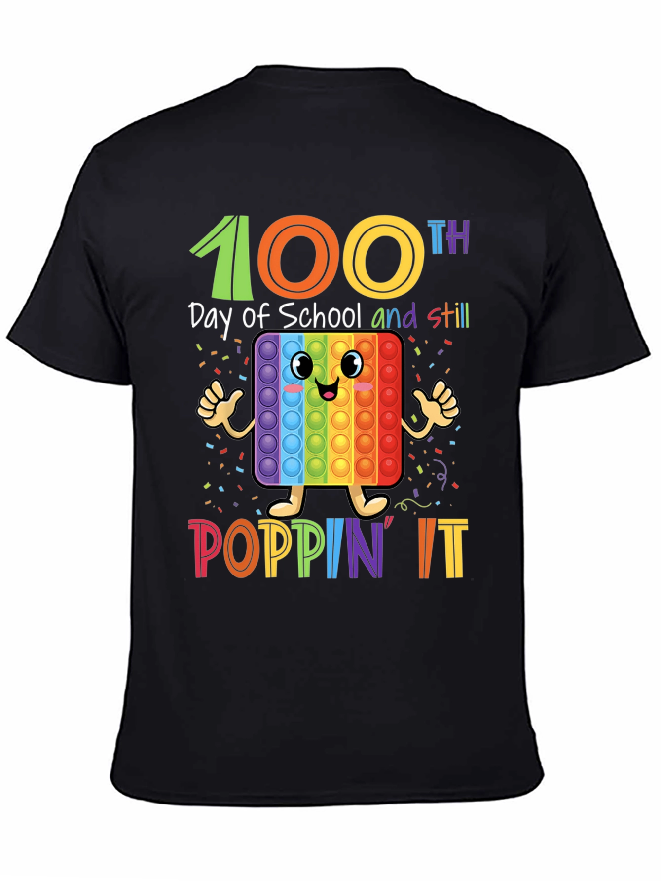 100th Day of School Poppin It T-Shirt