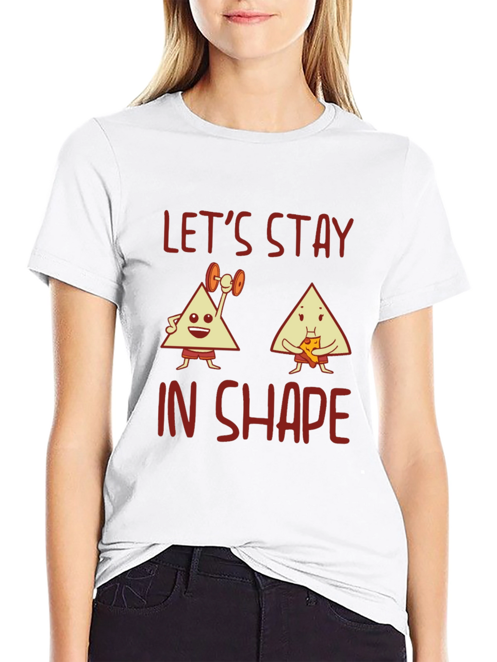 Lets Stay in Shape Graphic Tee