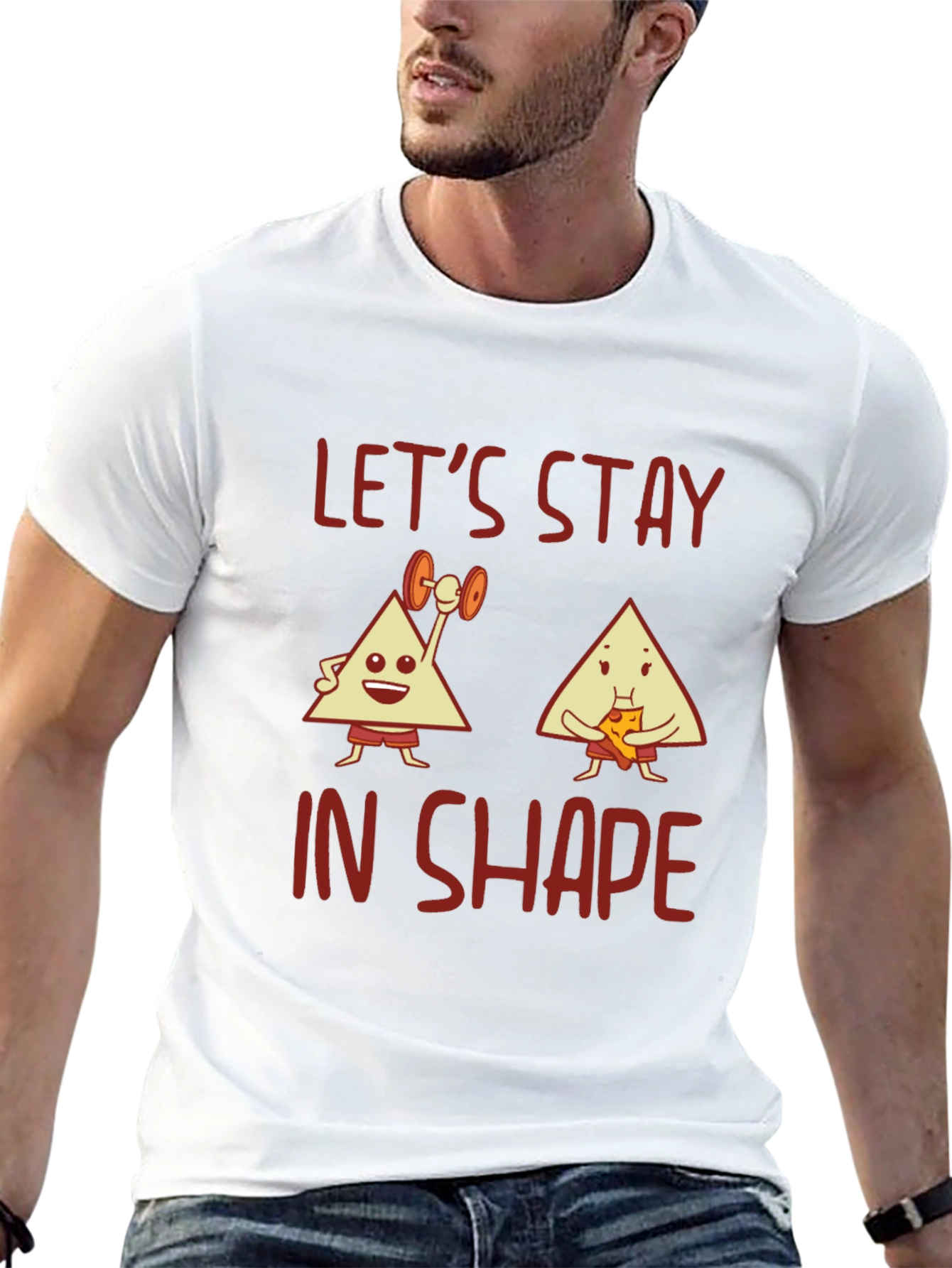 Lets Stay in Shape Graphic Tee