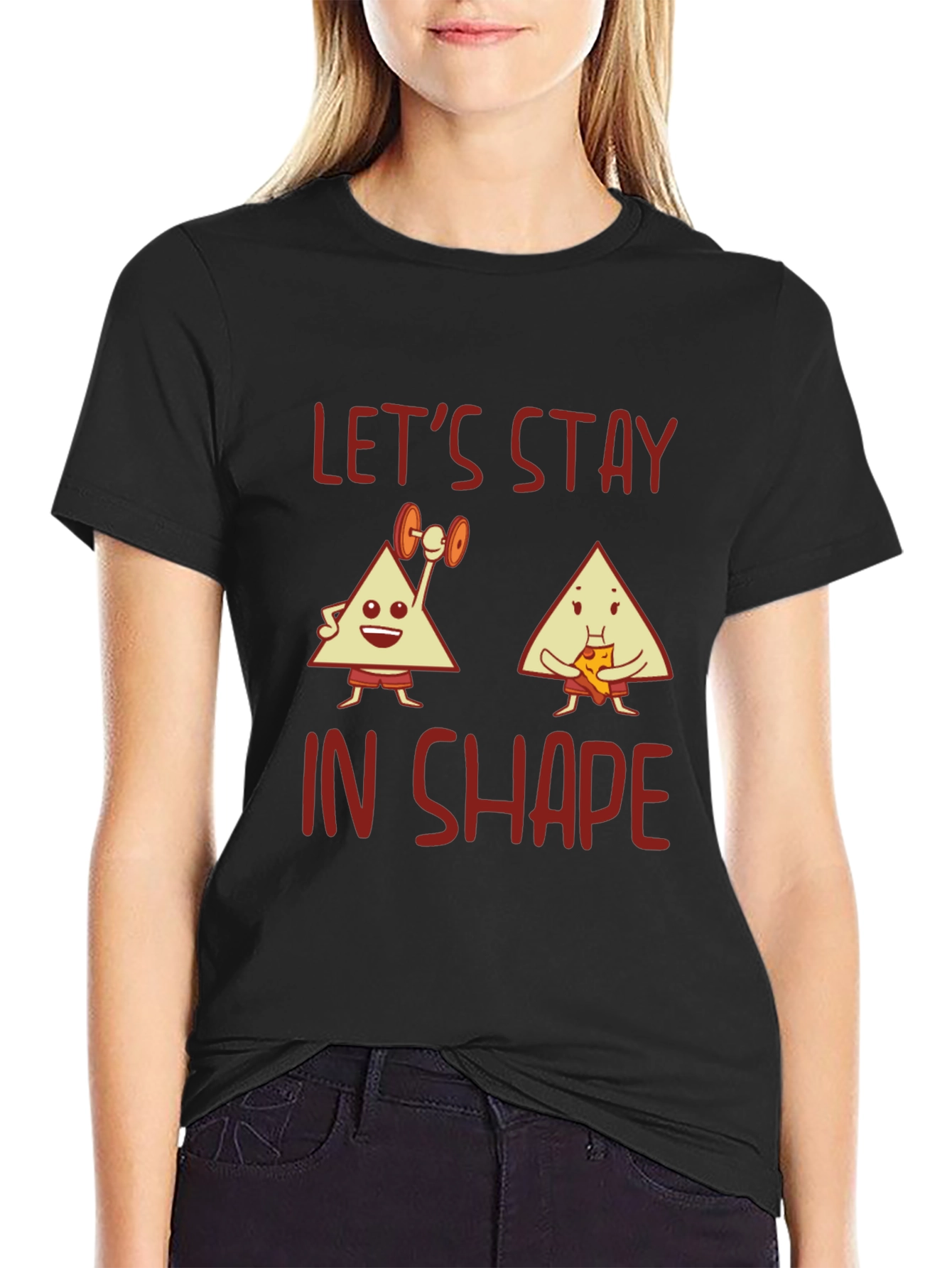 Lets Stay in Shape Graphic Tee