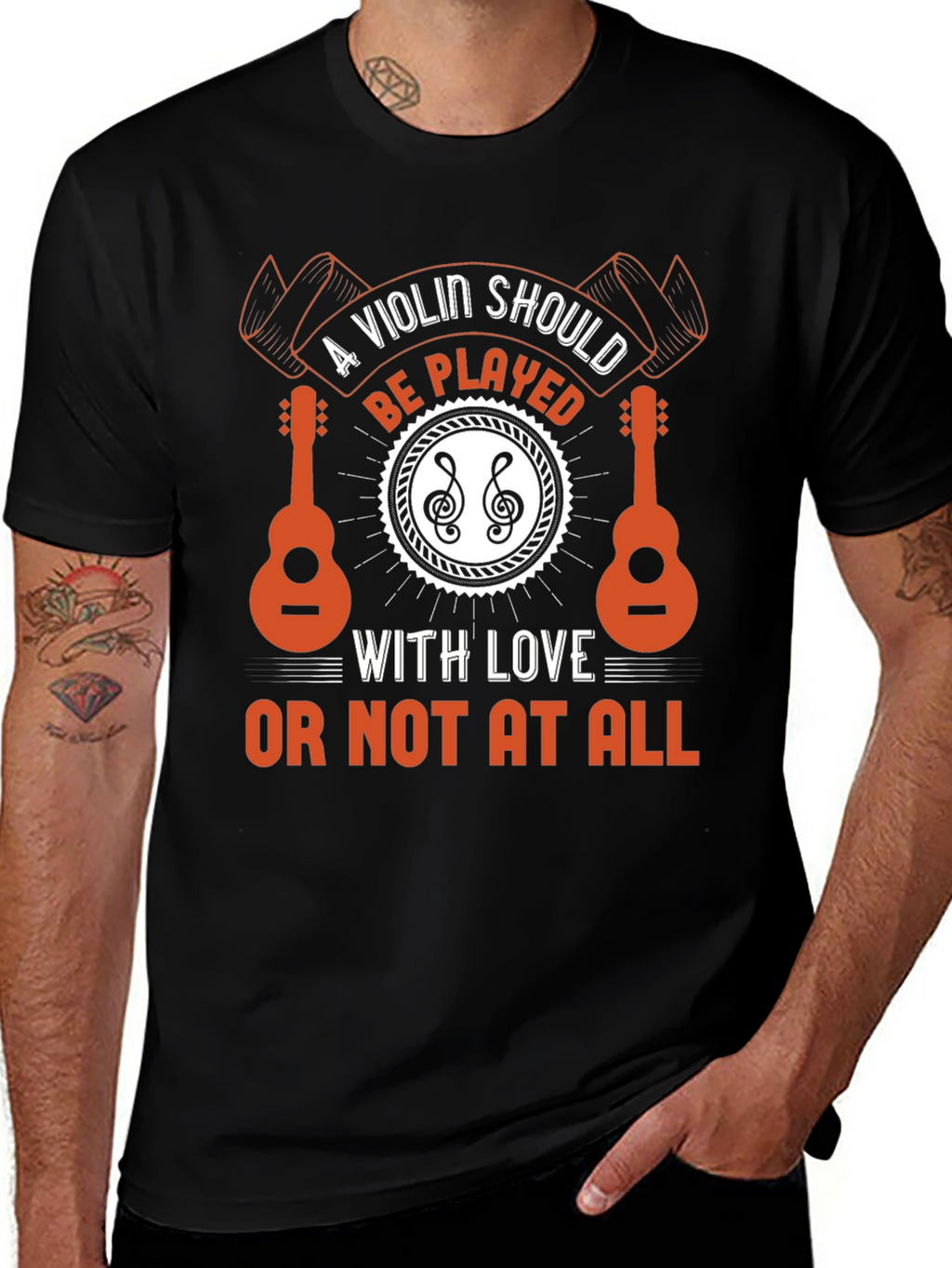 Violin Love T-Shirt - Music Lover Tee