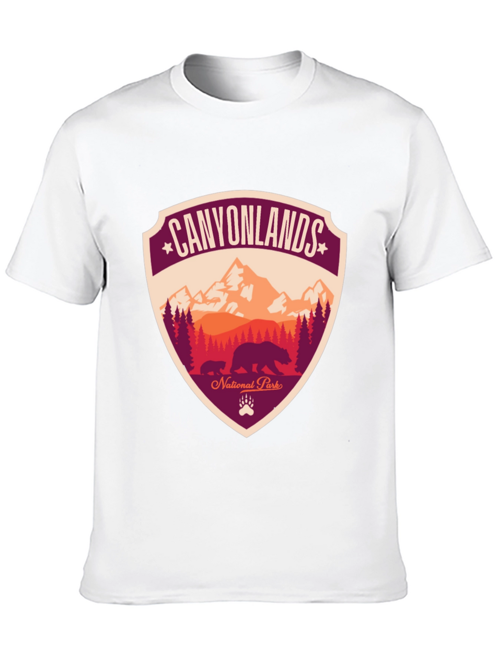 Canyonlands National Park T-Shirt - Bear Design