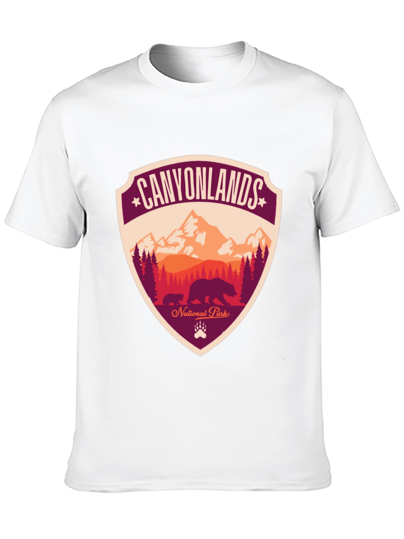 Canyonlands National Park T-Shirt - Bear Design