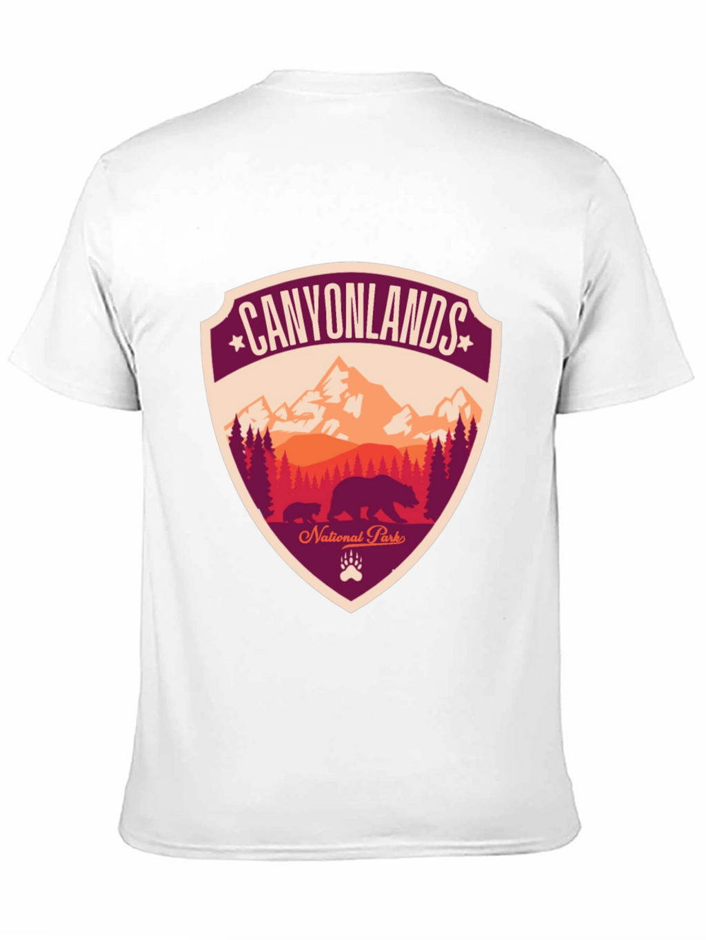 Canyonlands National Park T-Shirt - Bear Design