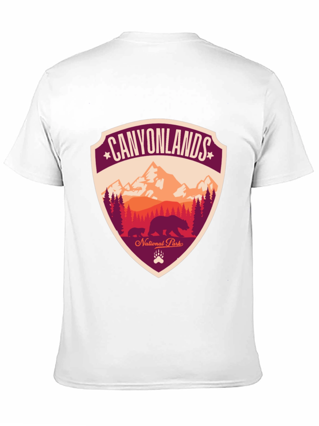 Canyonlands National Park T-Shirt - Bear Design