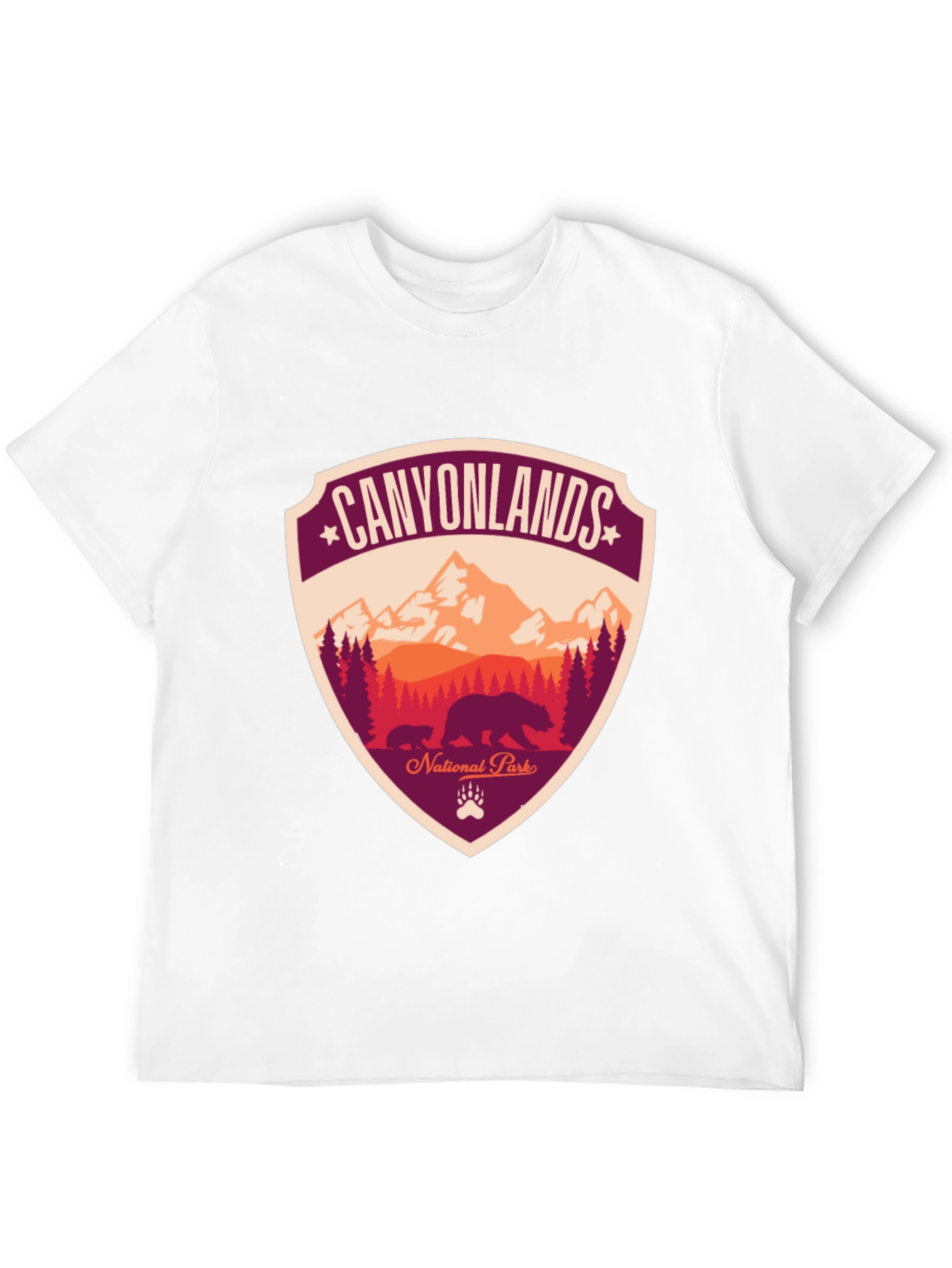 Canyonlands National Park T-Shirt - Bear Design