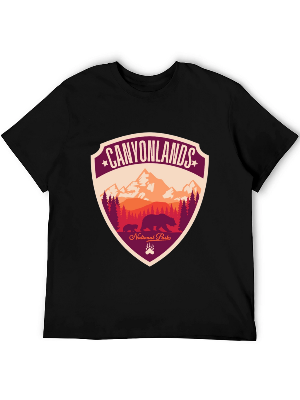 Canyonlands National Park T-Shirt - Bear Design