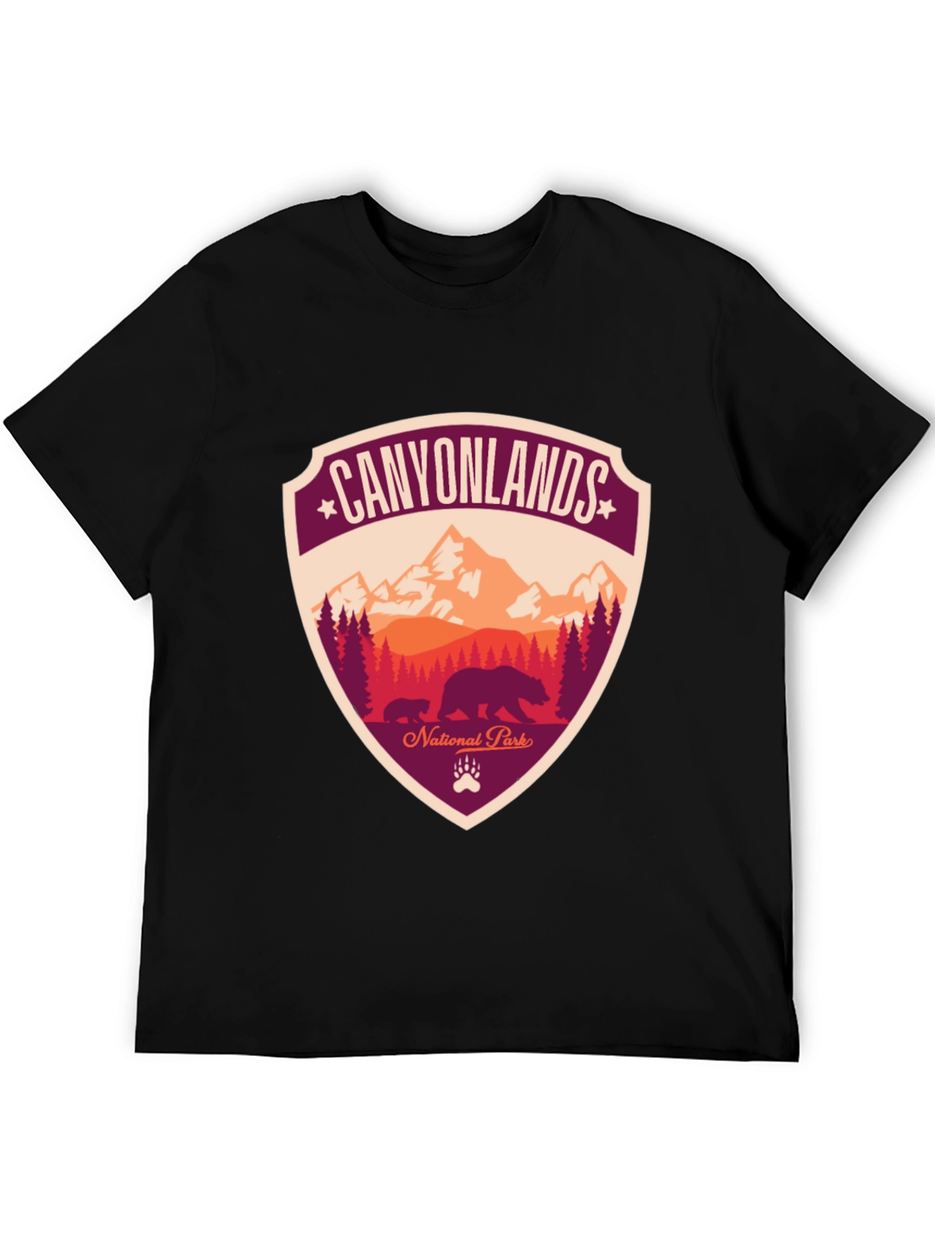 Canyonlands National Park T-Shirt - Bear Design