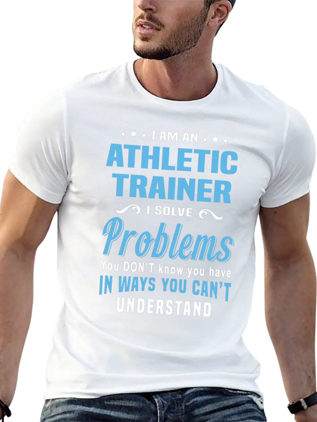 Athletic Trainer T-Shirt: I Solve Problems