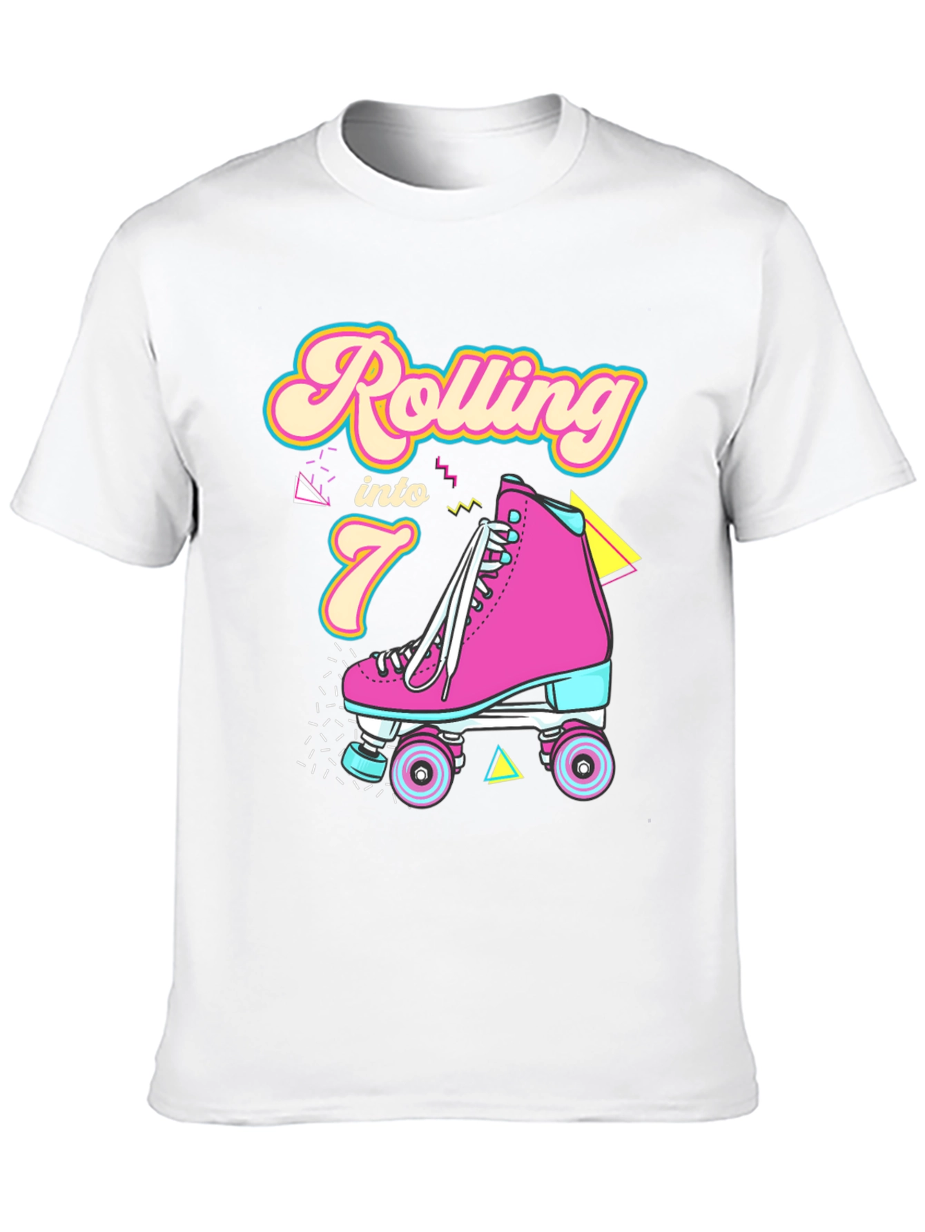 Rolling Into 7th Birthday T-Shirt