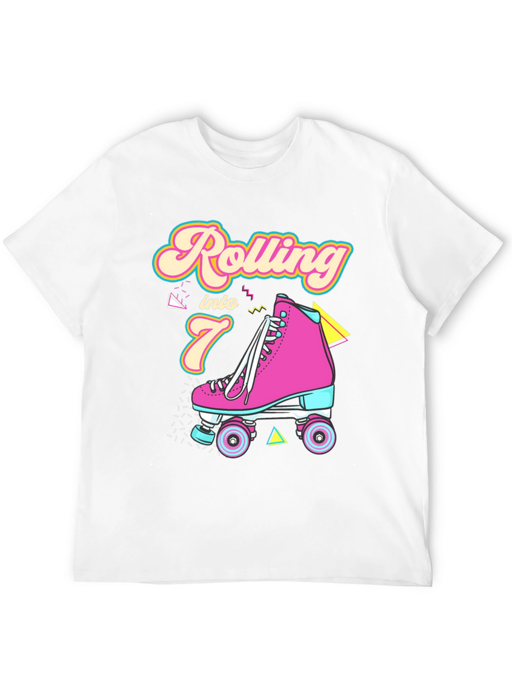 Rolling Into 7th Birthday T-Shirt