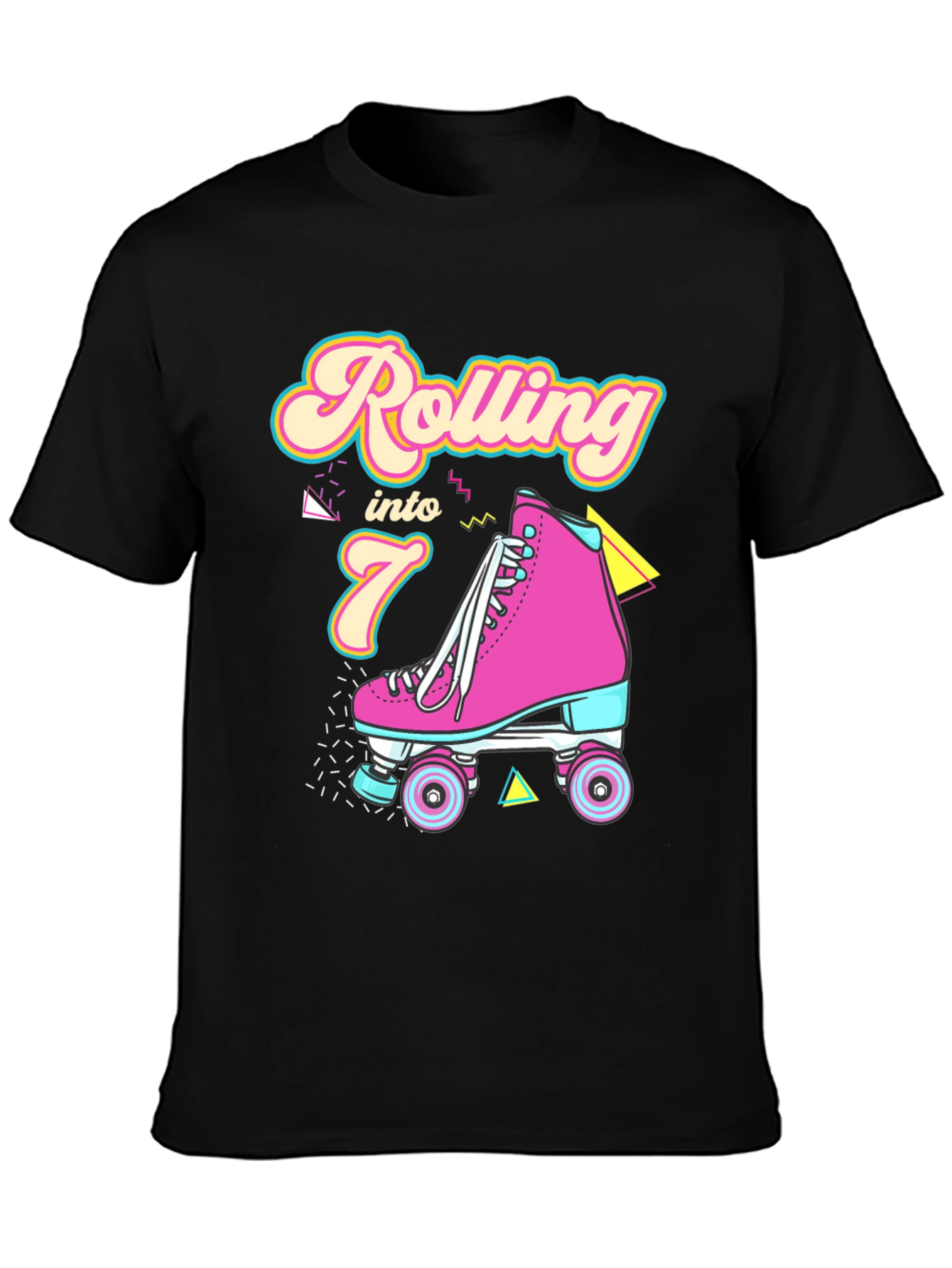 Rolling Into 7th Birthday T-Shirt