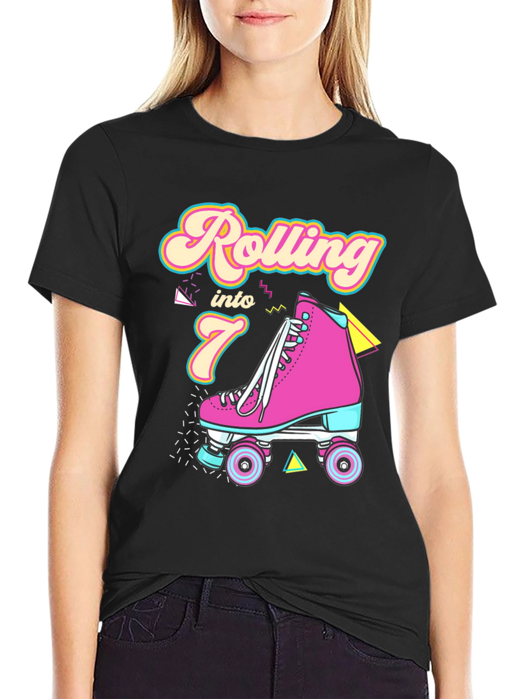 Rolling Into 7th Birthday T-Shirt