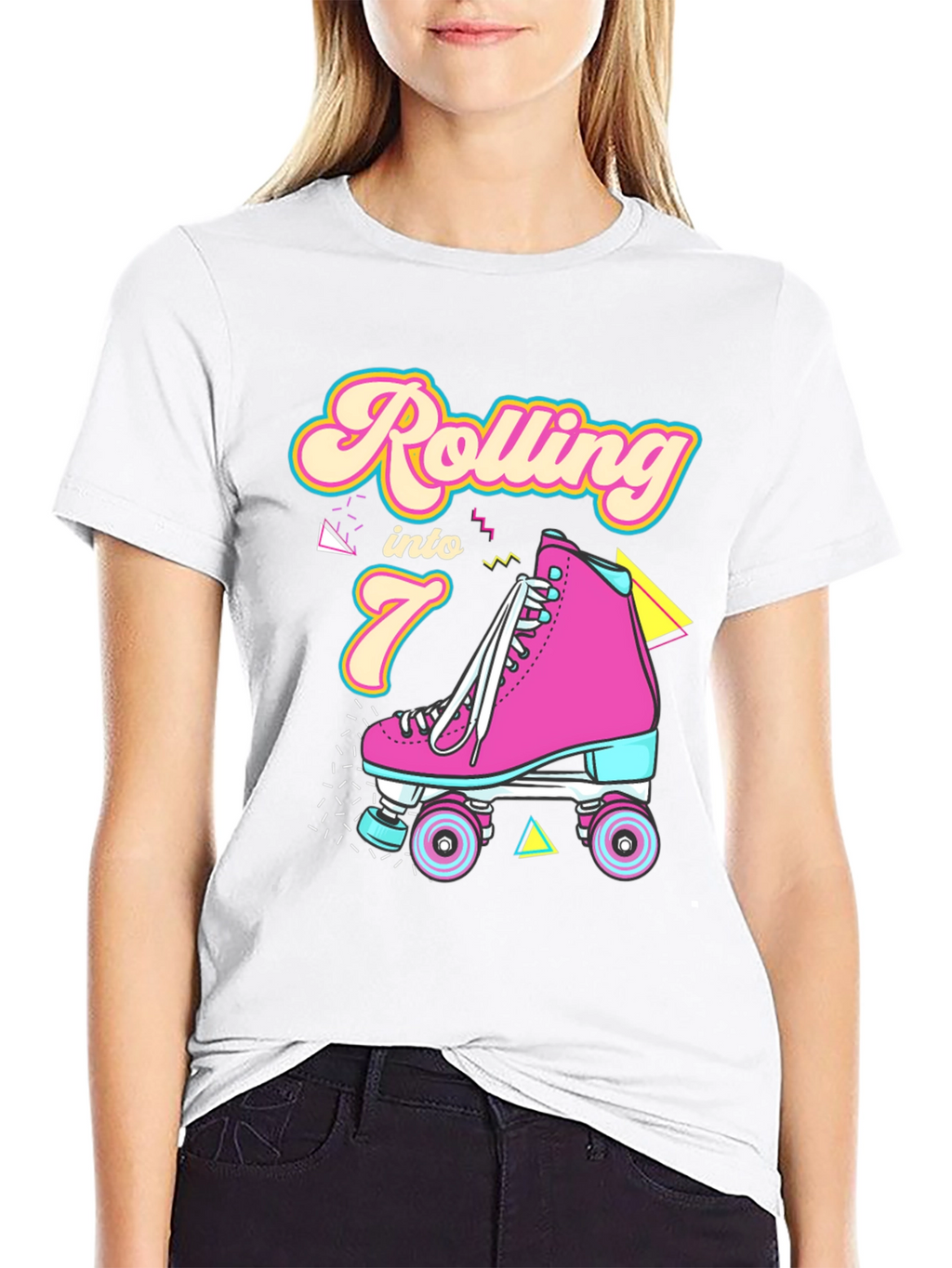 Rolling Into 7th Birthday T-Shirt