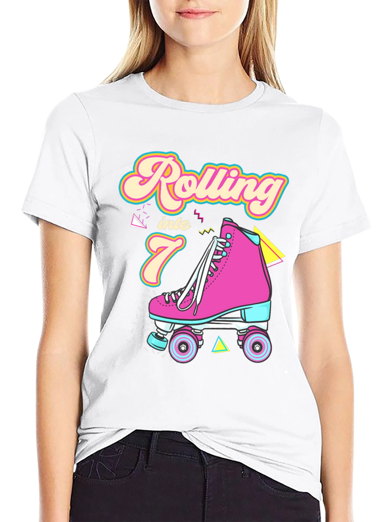 Rolling Into 7th Birthday T-Shirt