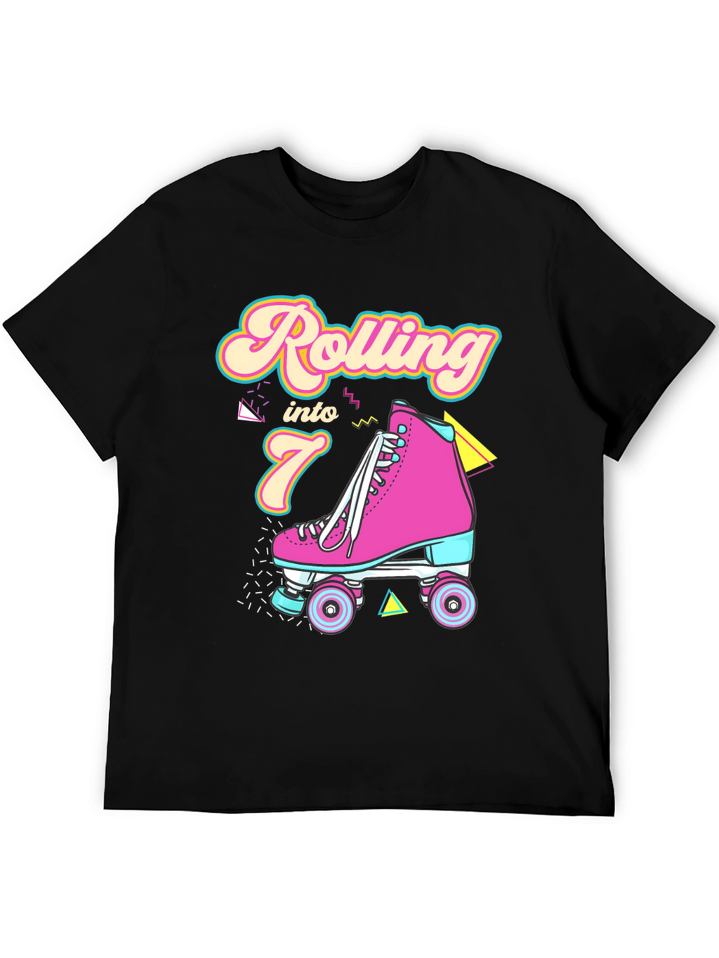 Rolling Into 7th Birthday T-Shirt