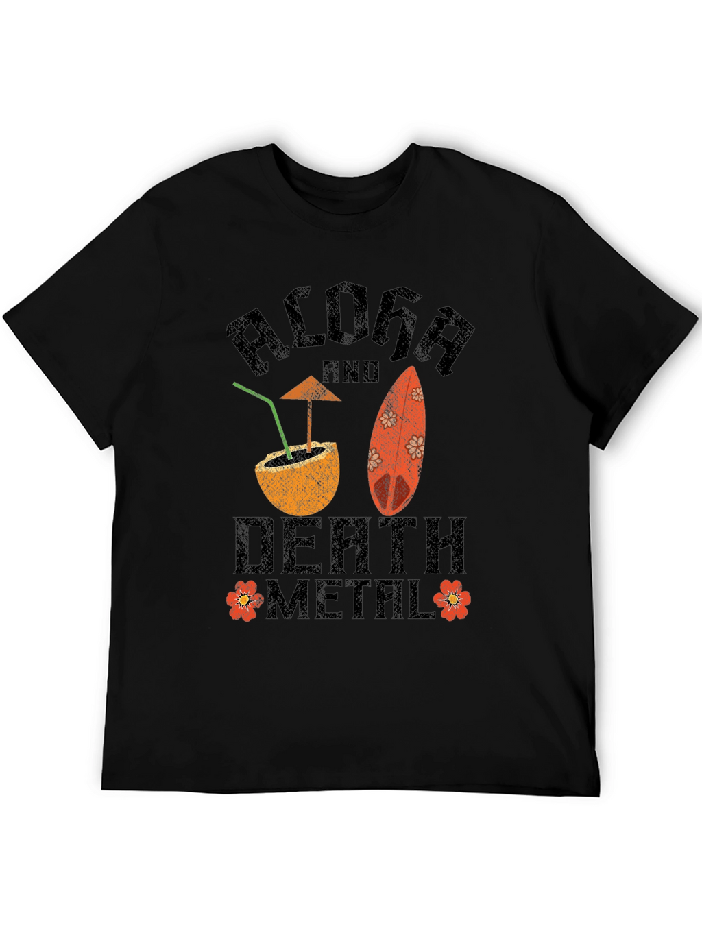 Aloha Death Metal Graphic T-Shirt