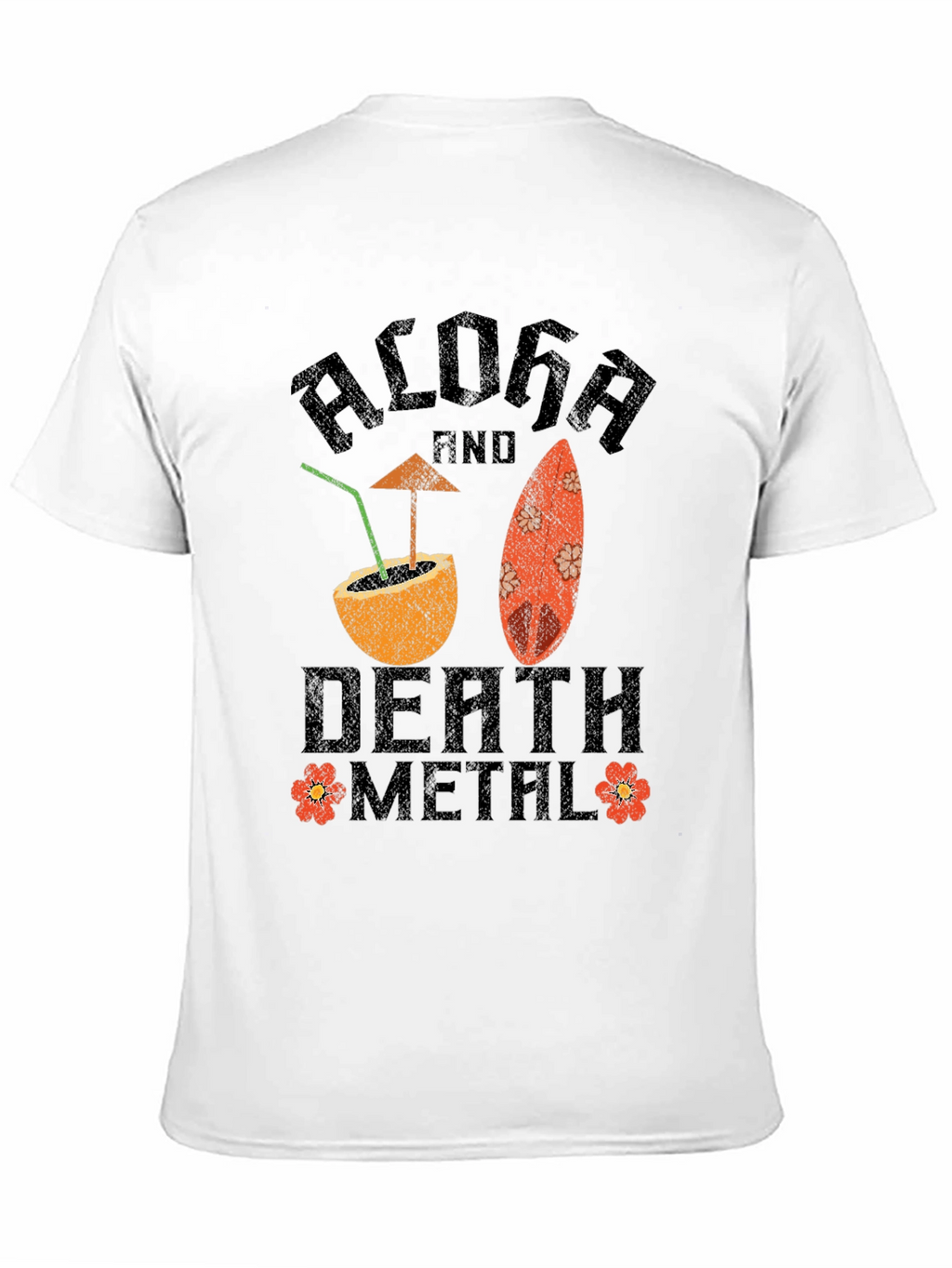 Aloha Death Metal Graphic T-Shirt