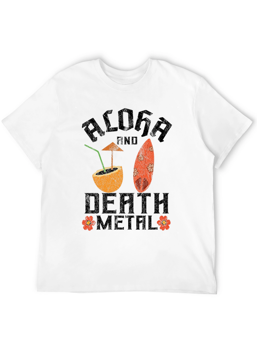 Aloha Death Metal Graphic T-Shirt