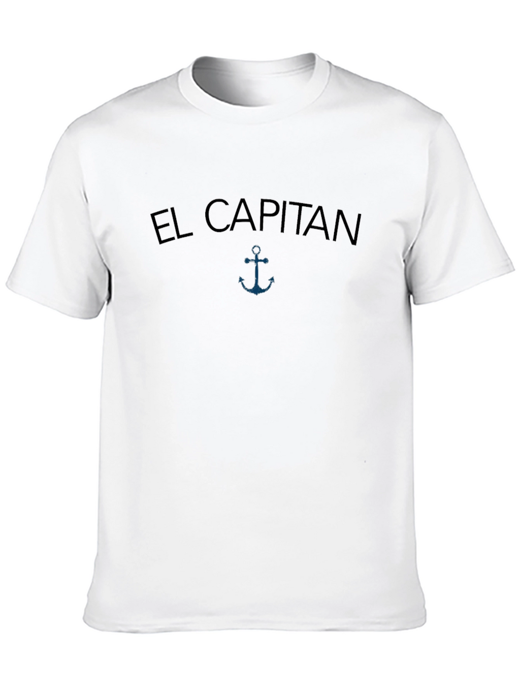 El Capitan Anchor Graphic Mens Black T-Shirt