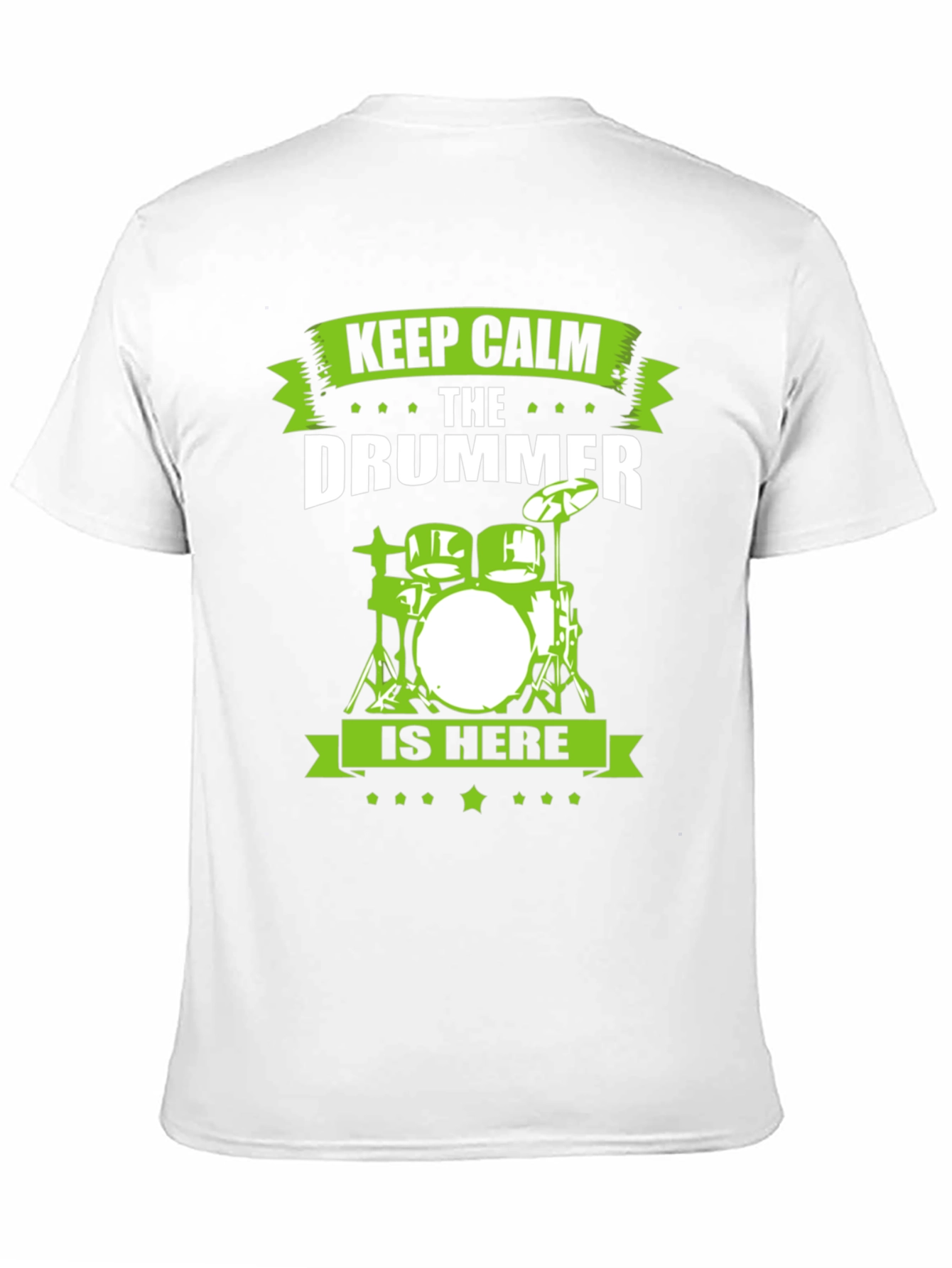 Keep Calm Drummer T-Shirt - Black