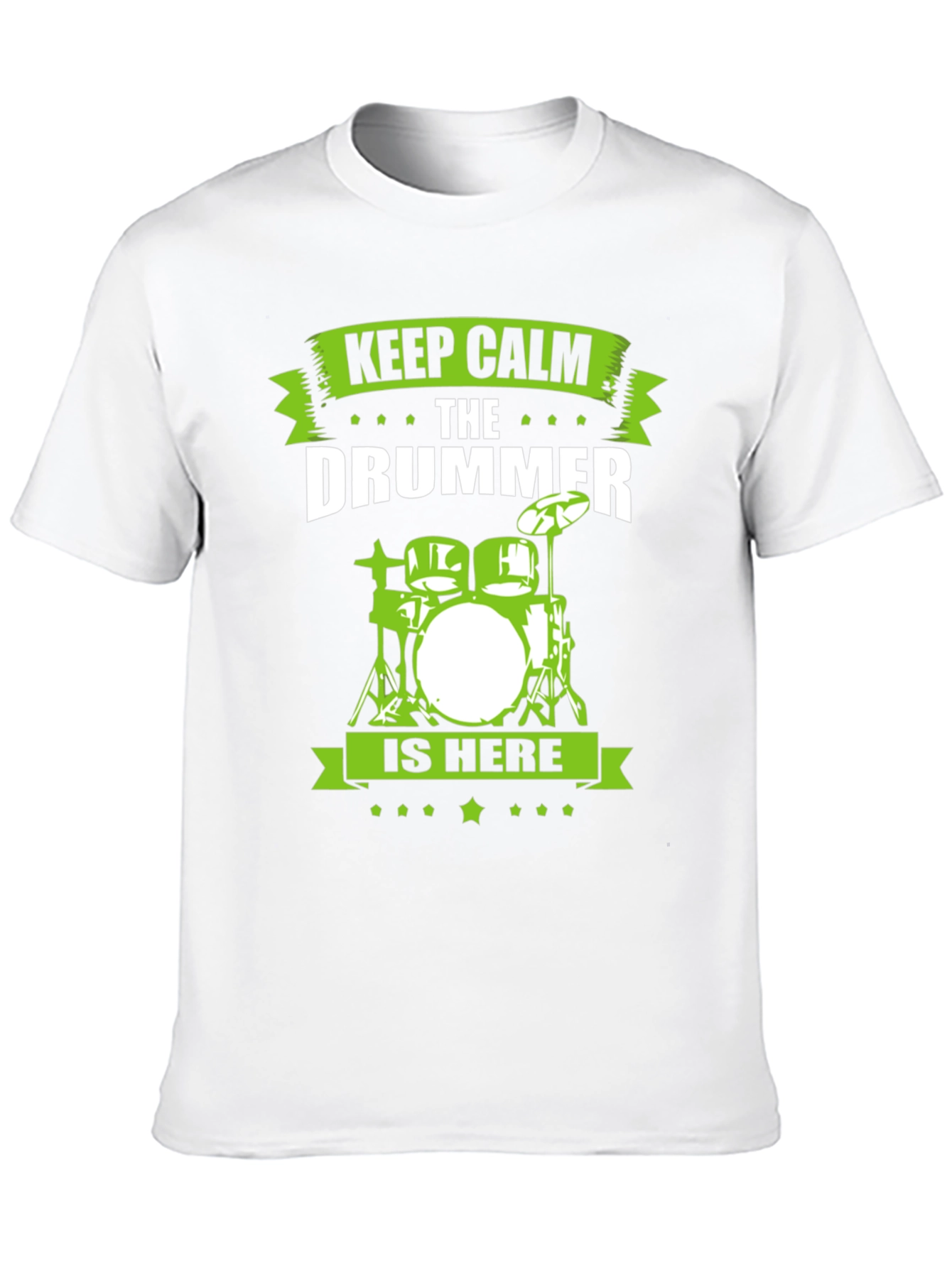 Keep Calm Drummer T-Shirt - Black