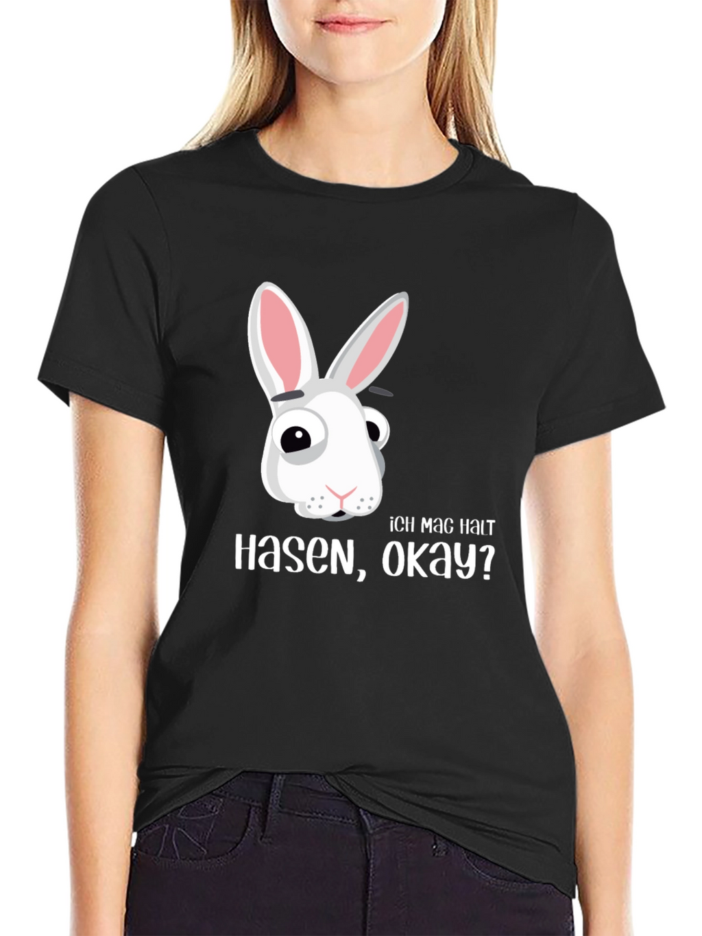 Funny Rabbit T-Shirt - Ich Mag Hasen Okay?