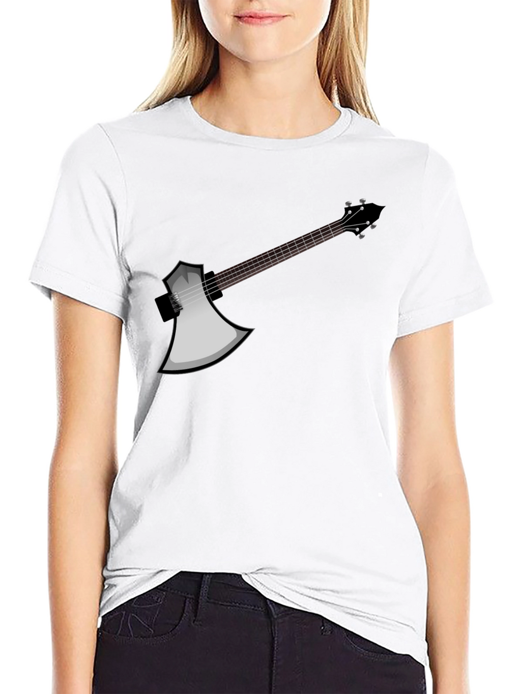 Axe Guitar T-Shirt - Rock On!