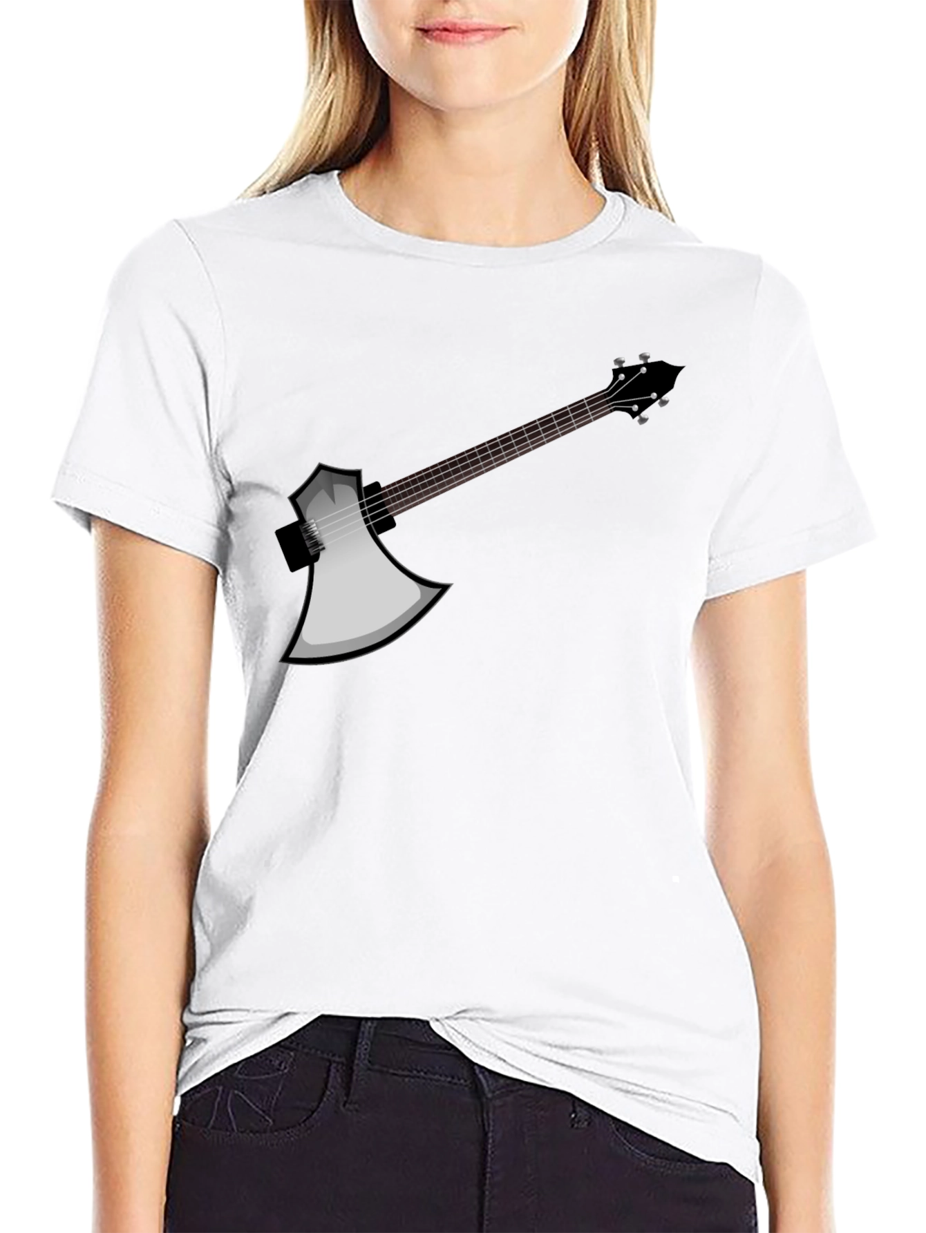 Axe Guitar T-Shirt - Rock On!