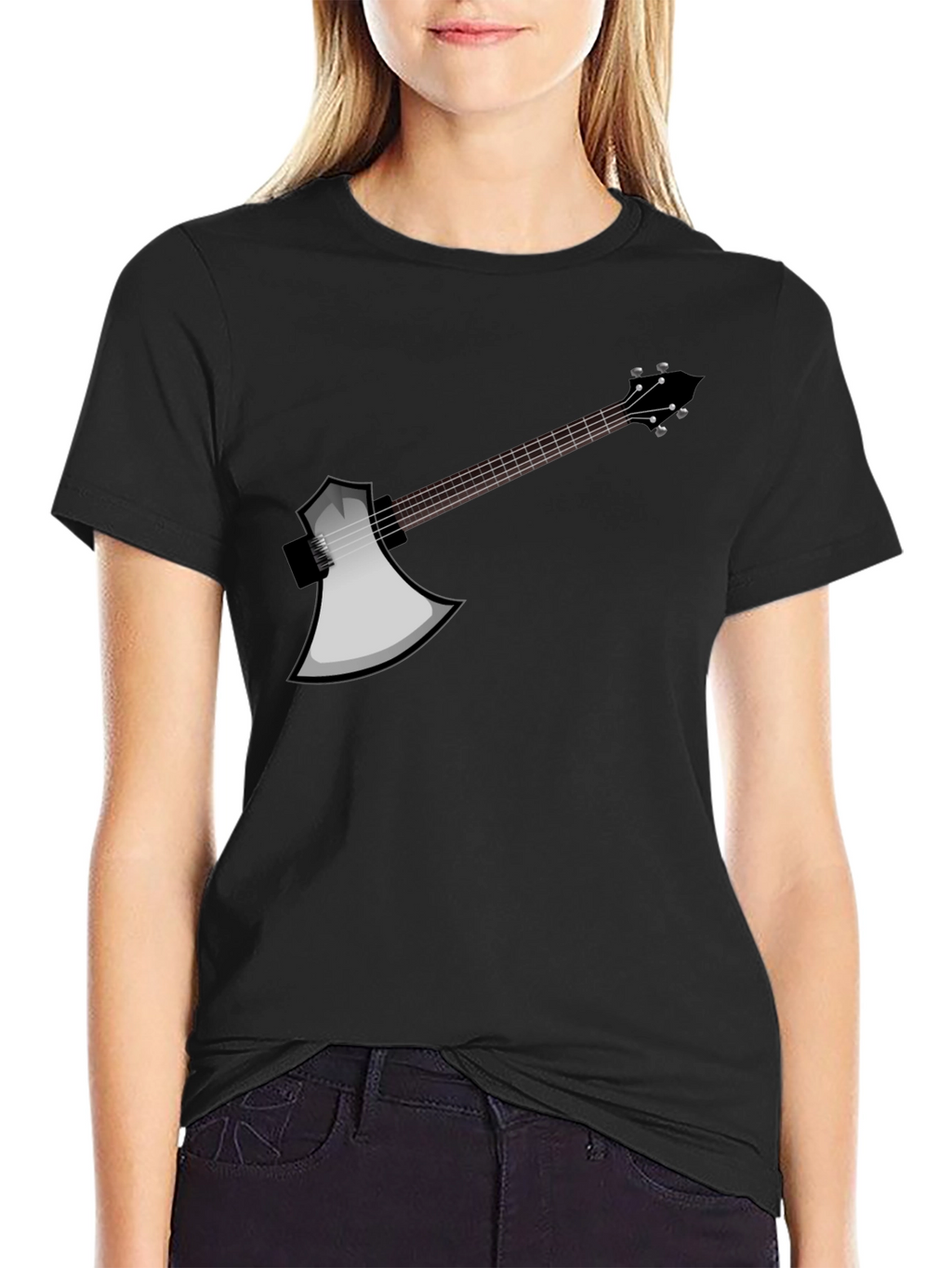 Axe Guitar T-Shirt - Rock On!