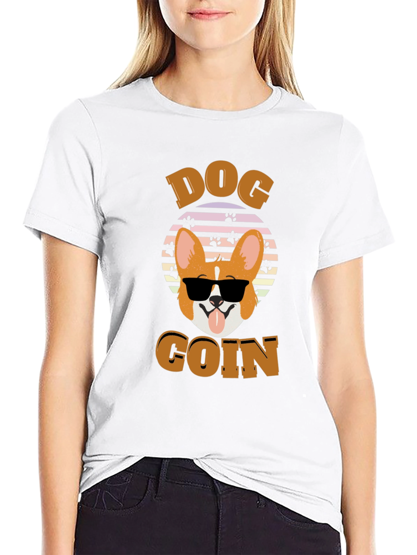 Dog Coin Graphic T-Shirt - Funny Crypto Tee