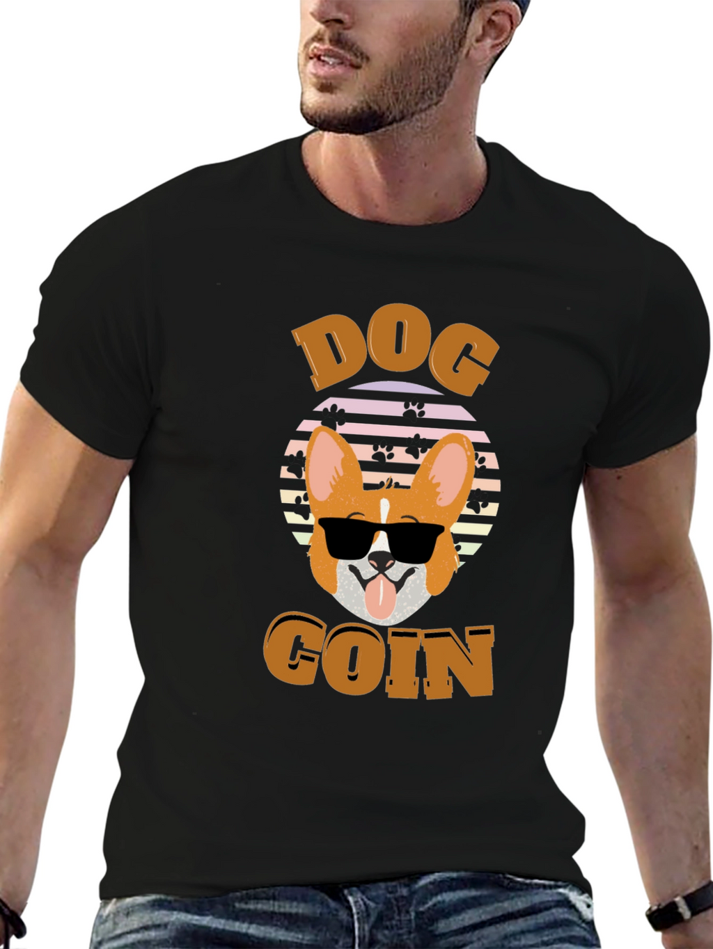 Dog Coin Graphic T-Shirt - Funny Crypto Tee