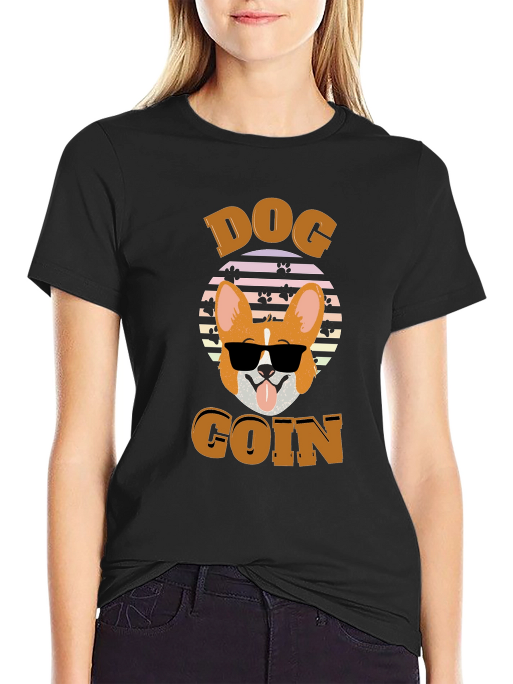 Dog Coin Graphic T-Shirt - Funny Crypto Tee