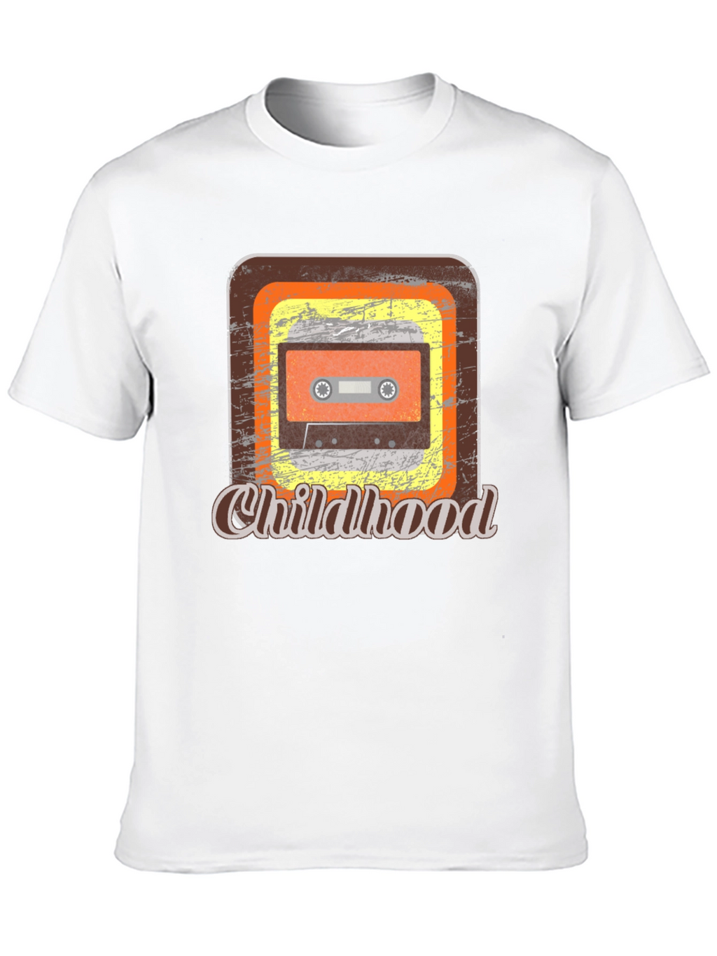 Retro Childhood Cassette Tape Graphic Tee