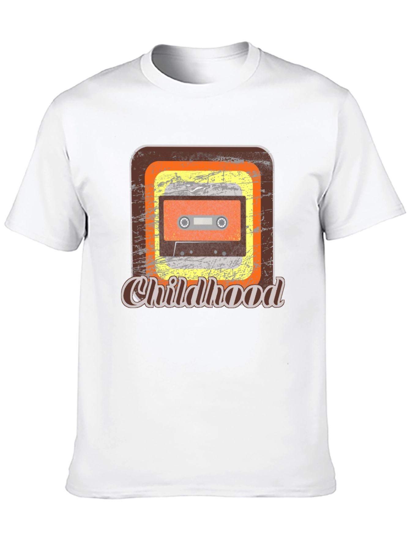 Retro Childhood Cassette Tape Graphic Tee