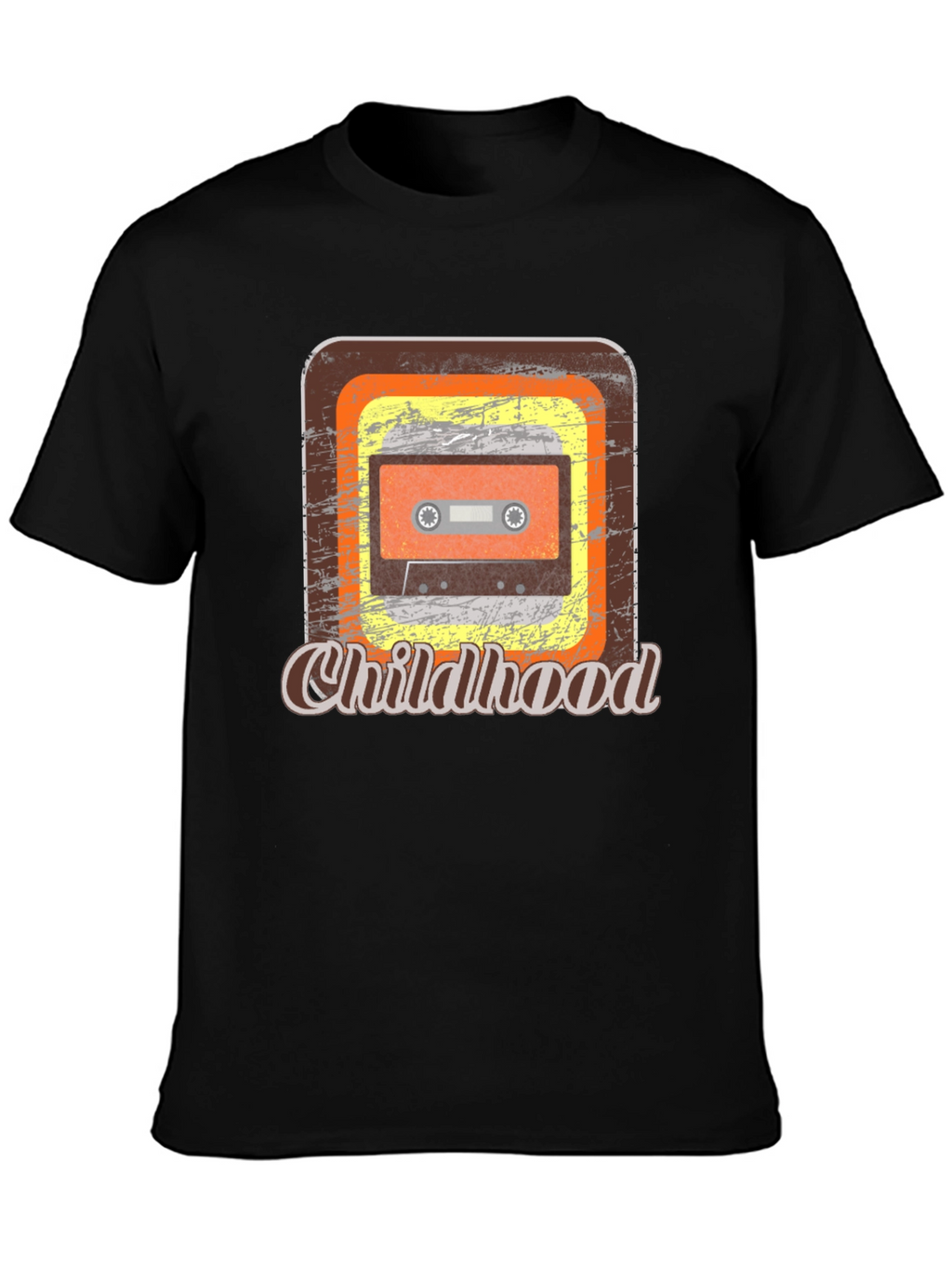 Retro Childhood Cassette Tape Graphic Tee