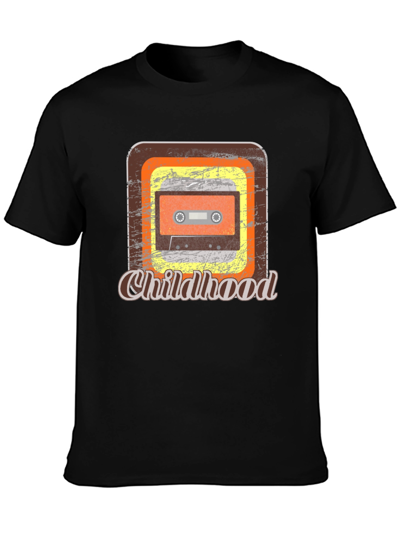 Retro Childhood Cassette Tape Graphic Tee
