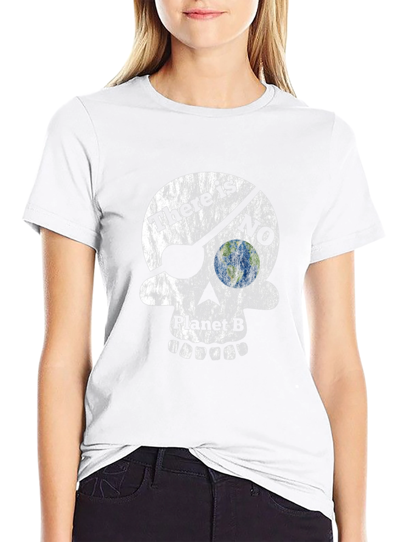 Eco Skull T-Shirt: There Is No Planet B