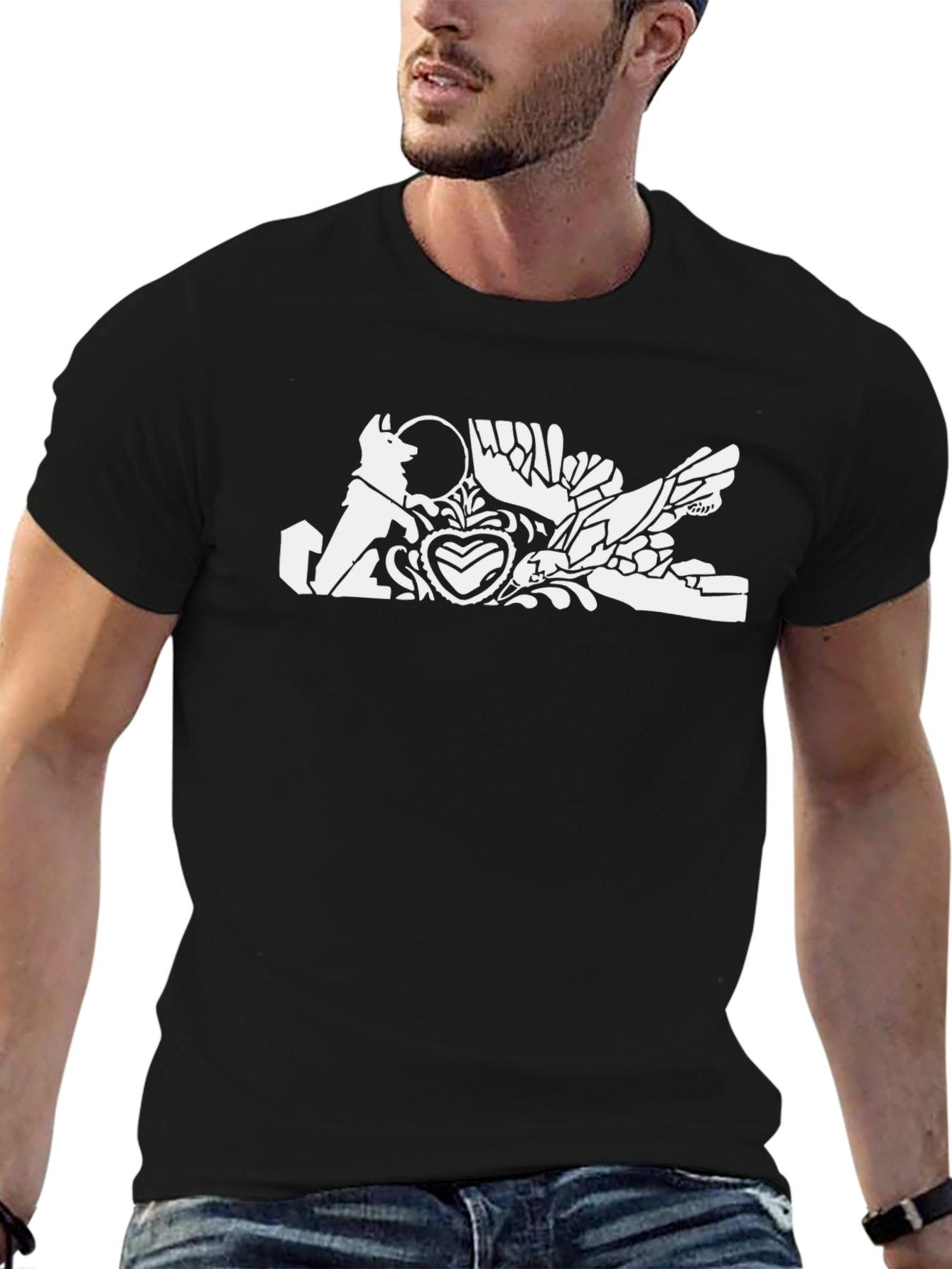 Unique Graphic Print T-Shirt