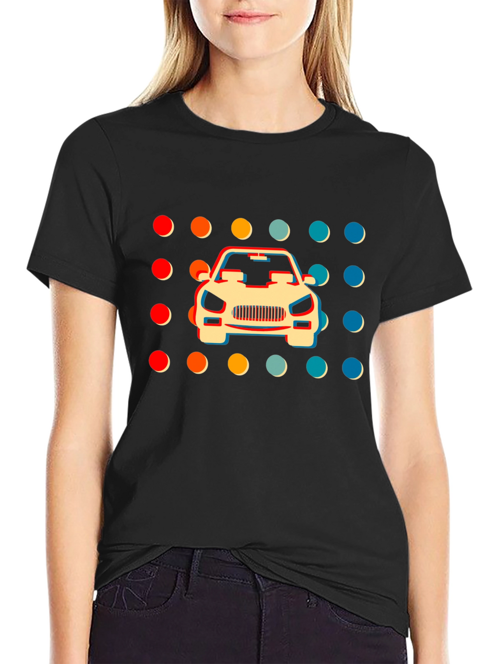 Retro Car Graphic T-Shirt