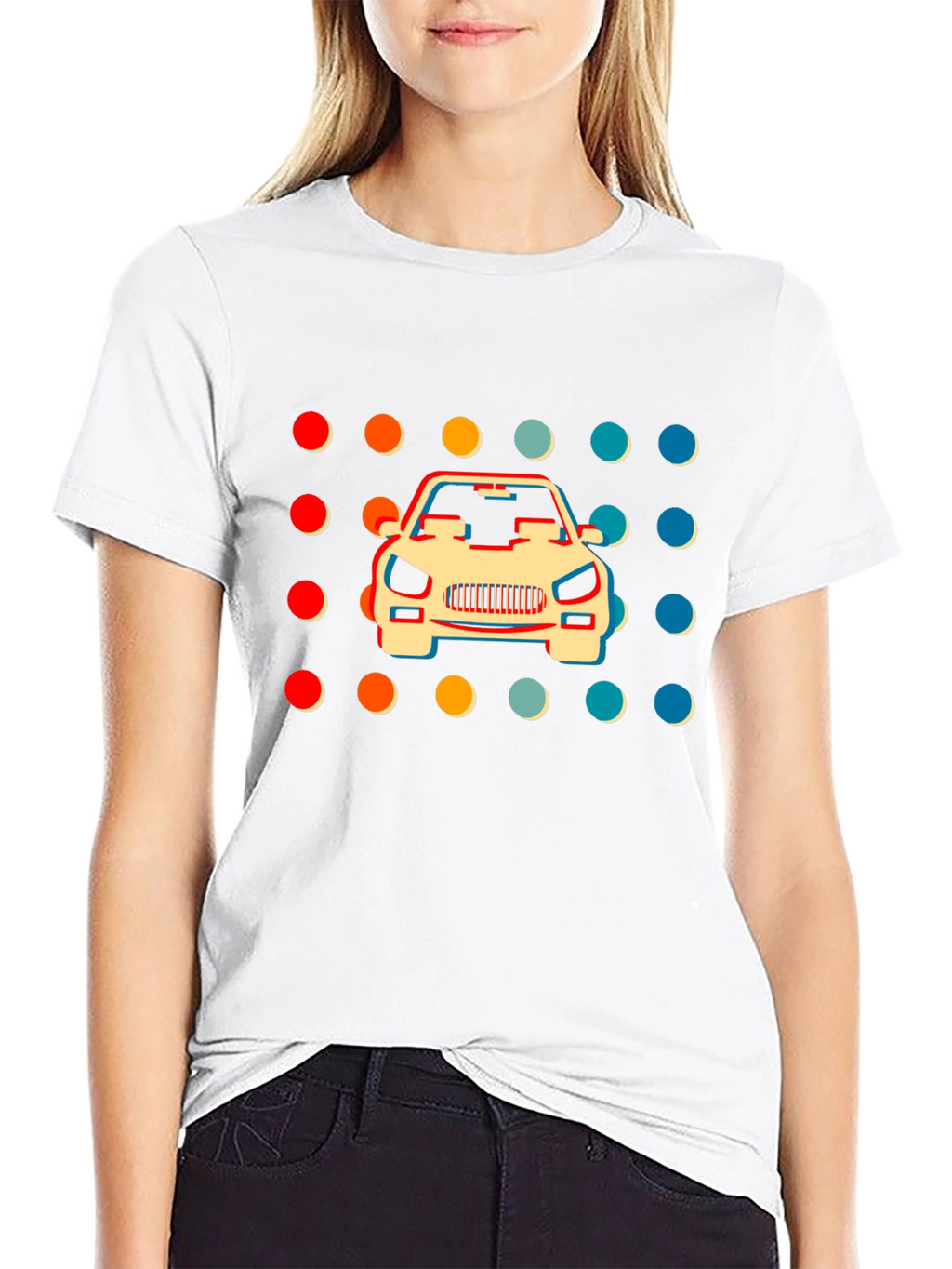 Retro Car Graphic T-Shirt