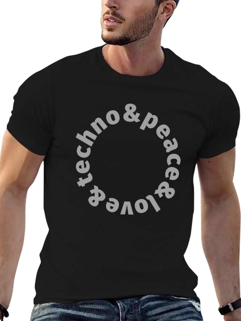 Techno Peace & Love T-Shirt