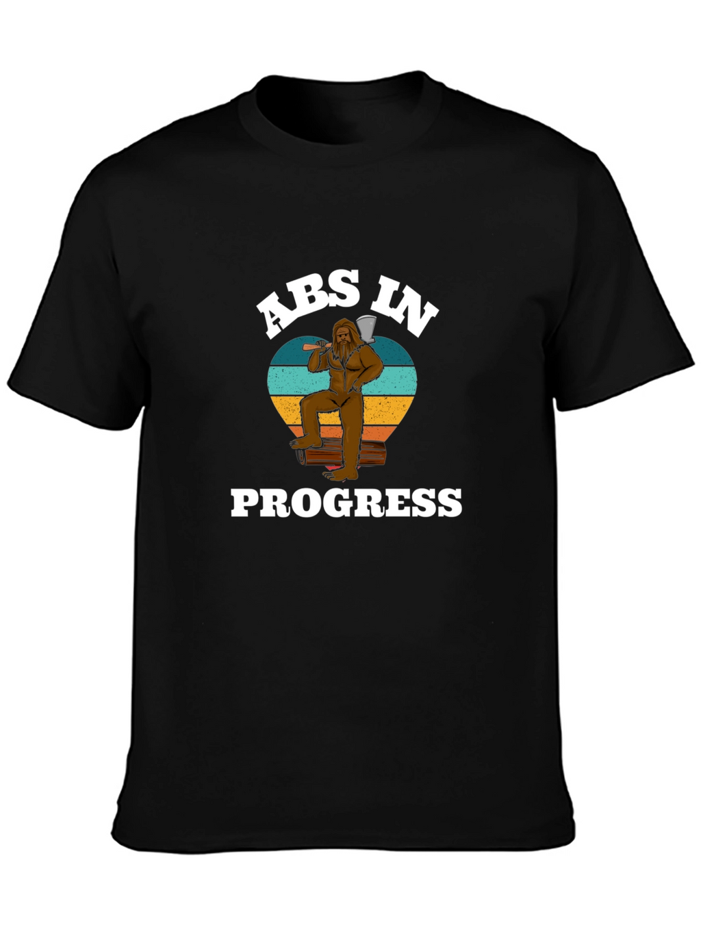 Abs in Progress Bigfoot Graphic Tee