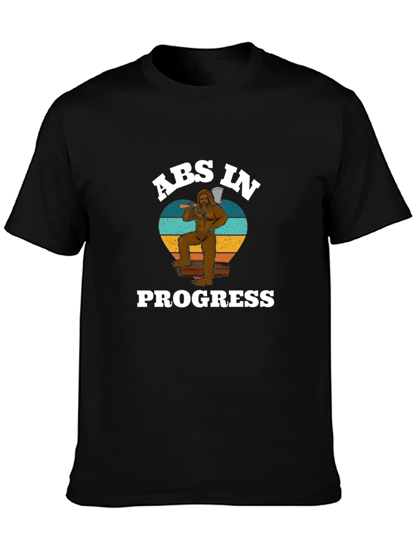 Abs in Progress Bigfoot Graphic Tee