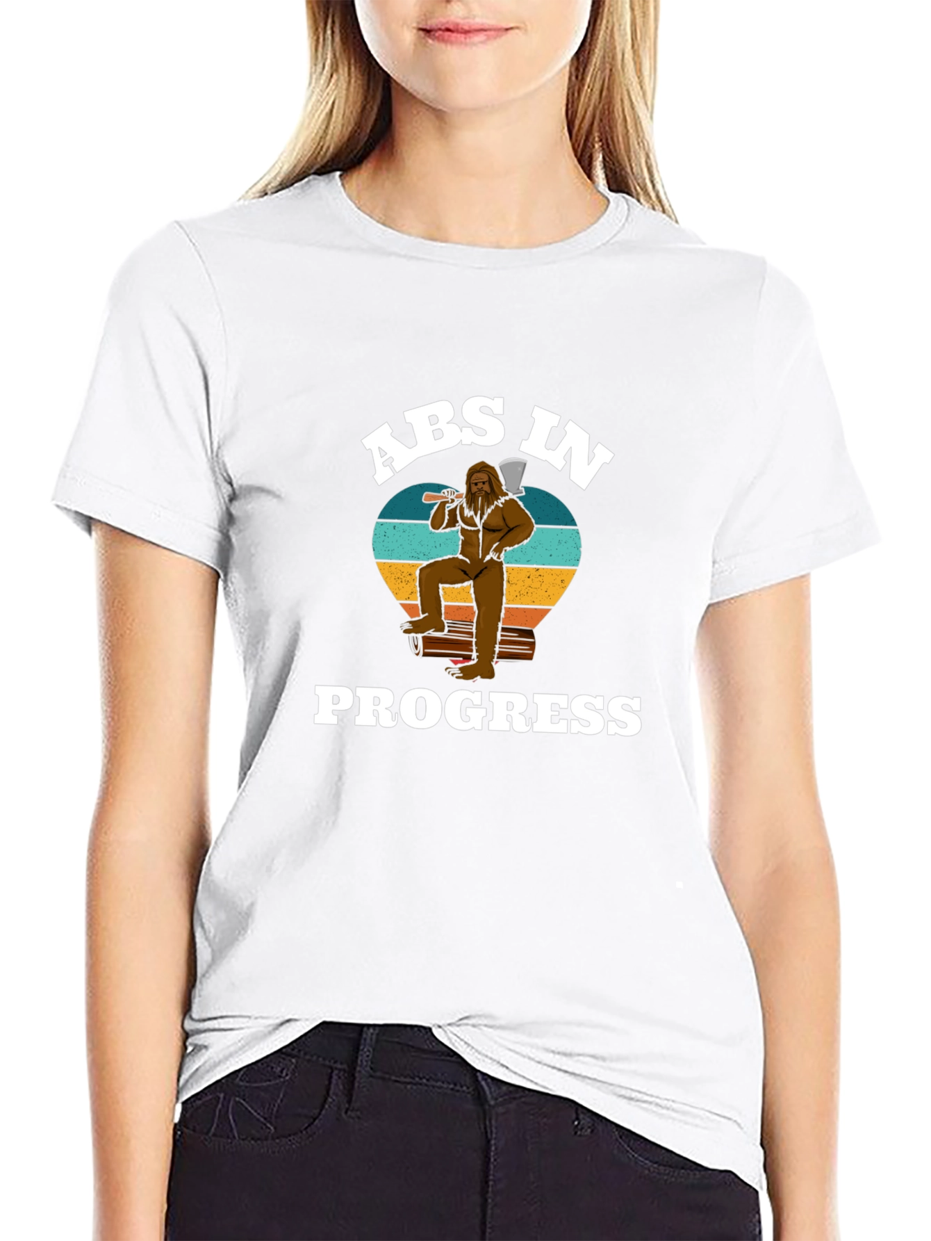 Abs in Progress Bigfoot Graphic Tee