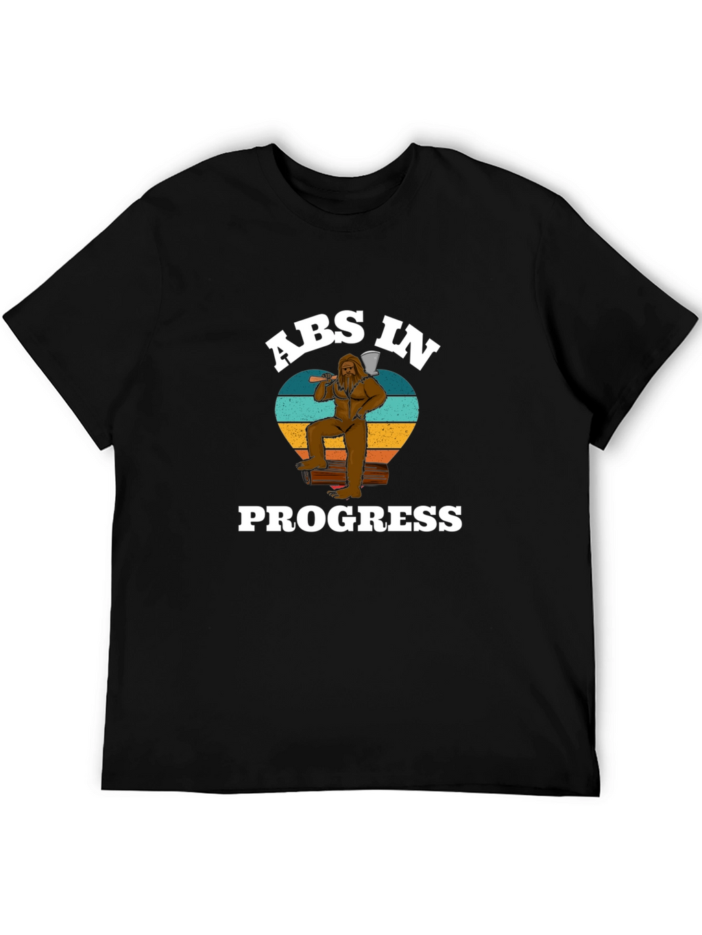 Abs in Progress Bigfoot Graphic Tee