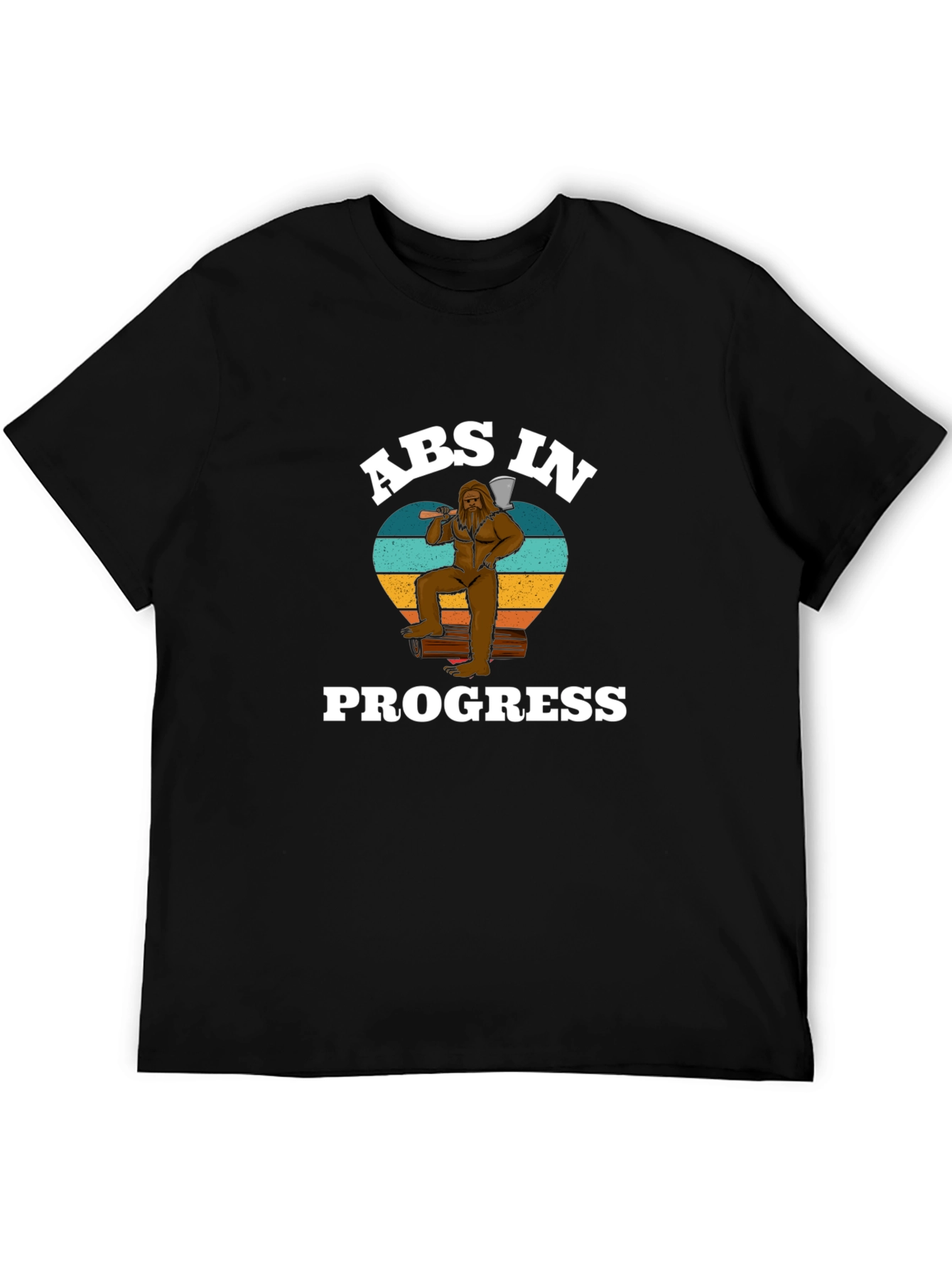 Abs in Progress Bigfoot Graphic Tee