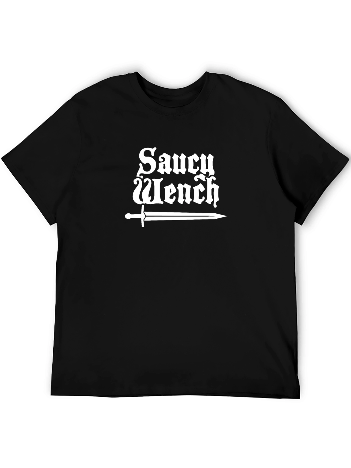 Saucy Wench Graphic Tee - Sword Design