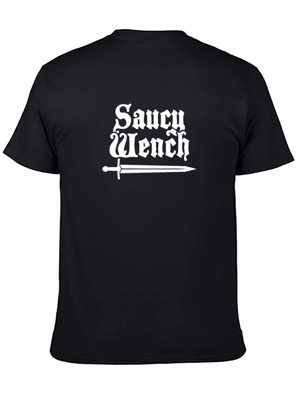 Saucy Wench Graphic Tee - Sword Design